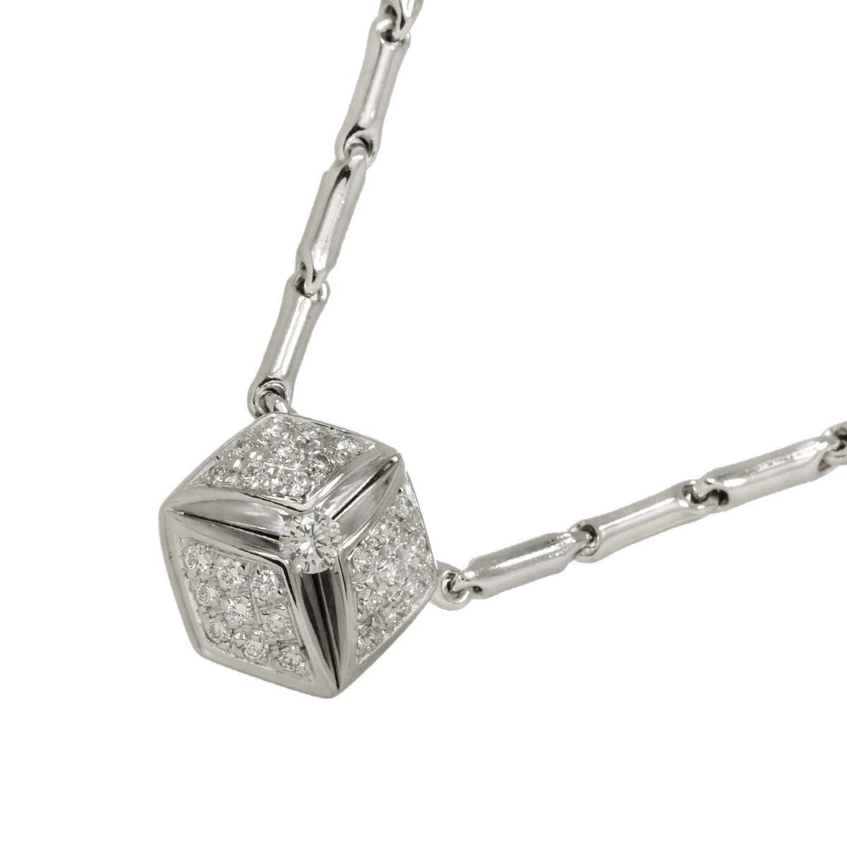 Diamond 0.38ct Necklace 18K WG 750