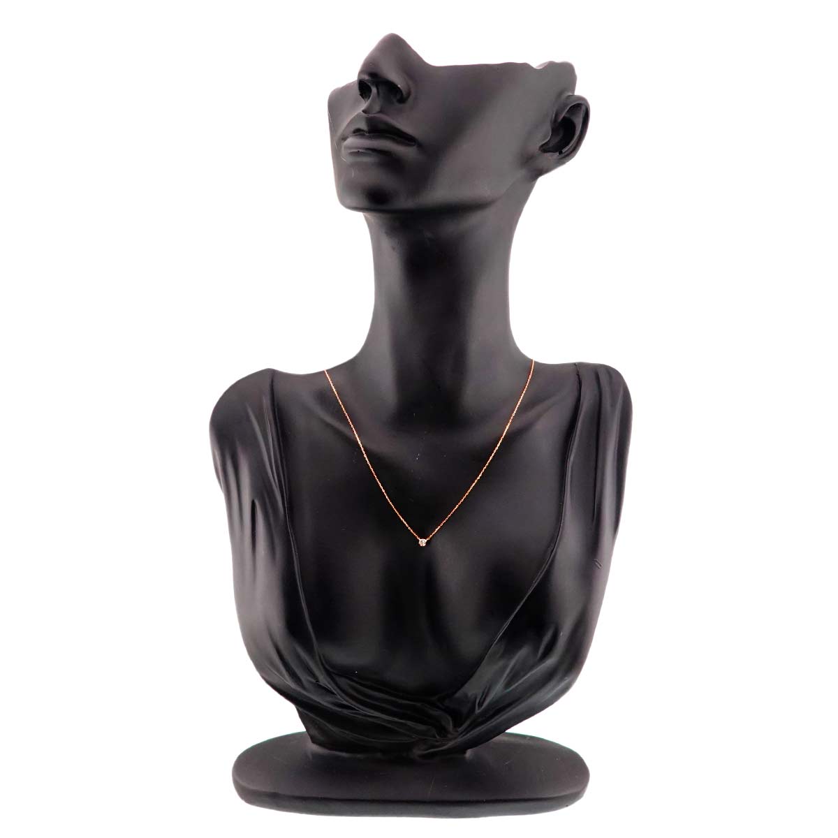 Diamond 0.04ct Necklace 18K PG 750