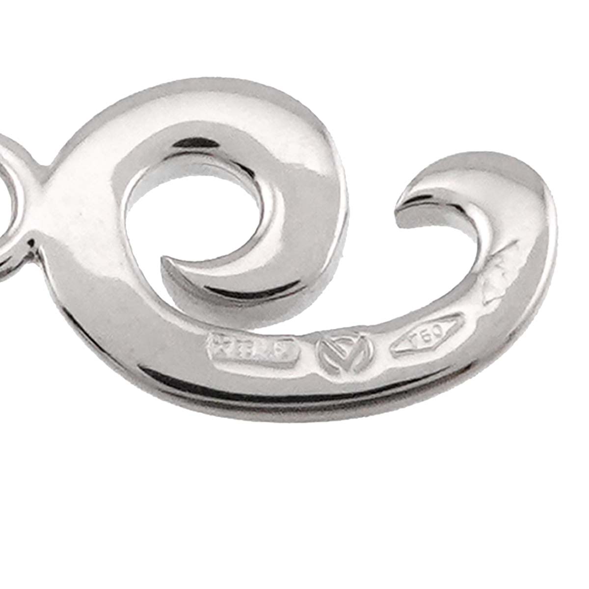 TALISMAN Number 9 Pendant Top Charm 18K WG 750 90295603