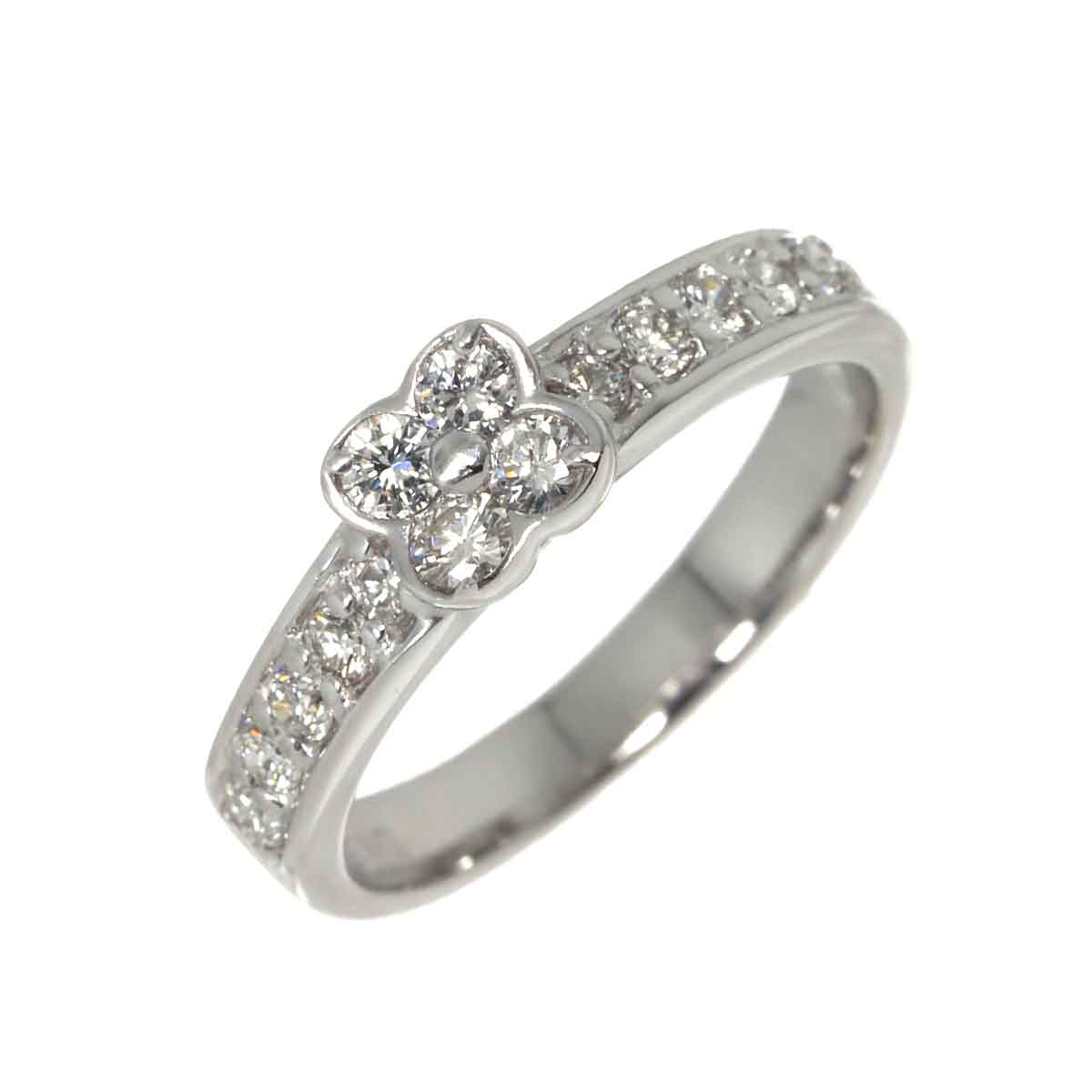 Diamond 0.40ct Ring 18K WG 750 Size5.25(US)