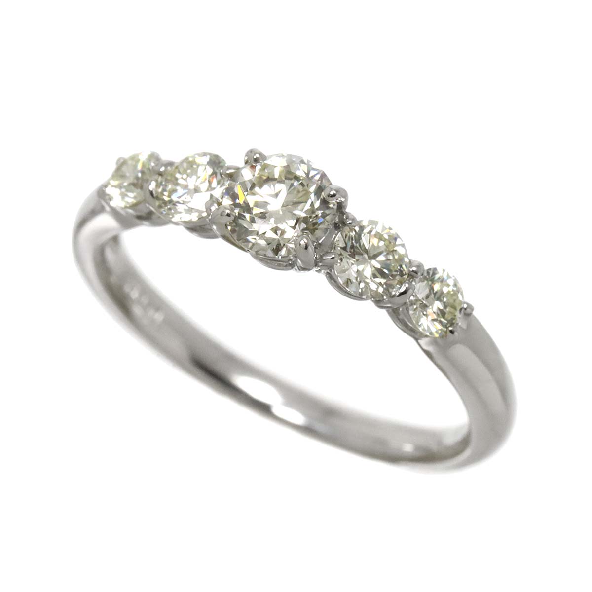 Diamond 0.85ct Ring Pt Platinum size6(US)