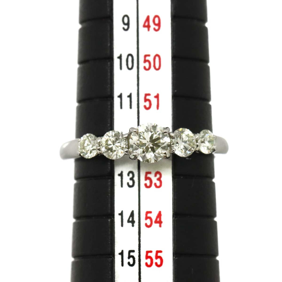 Diamond 0.85ct Ring Pt Platinum size6(US)