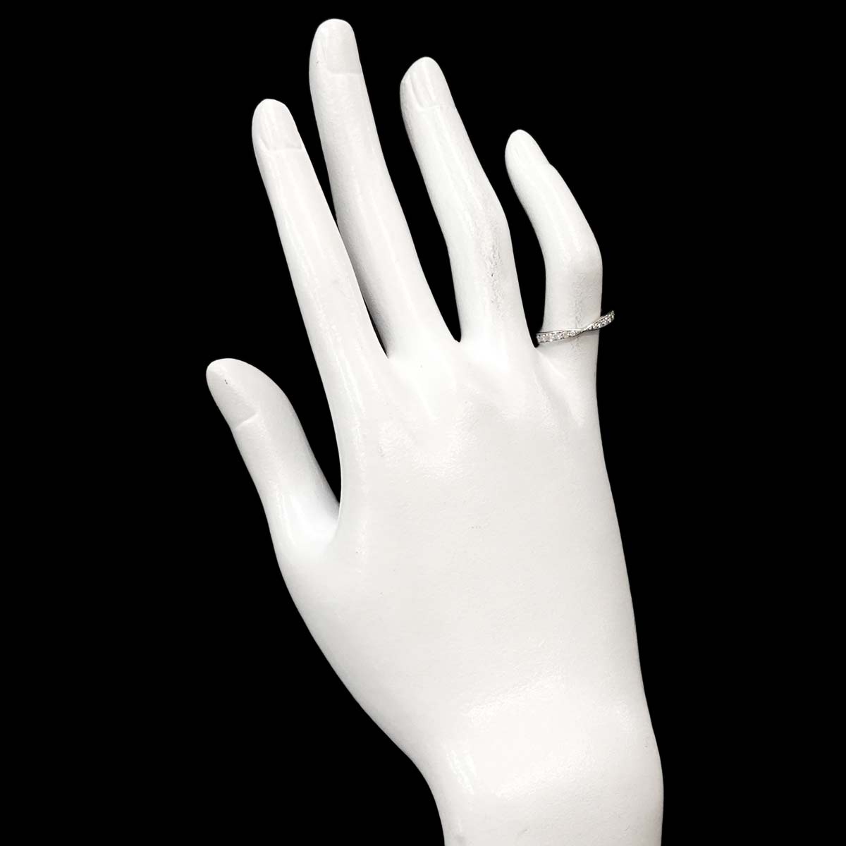 Harmony Band Ring Diamond Pt Platinum size4.5(US)