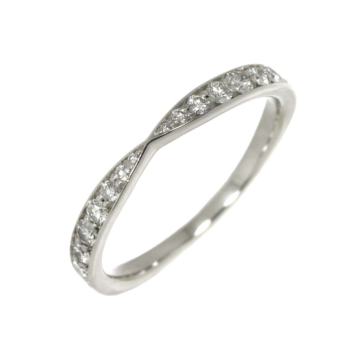 Harmony Band Ring Diamond Pt Platinum size4.5(US)