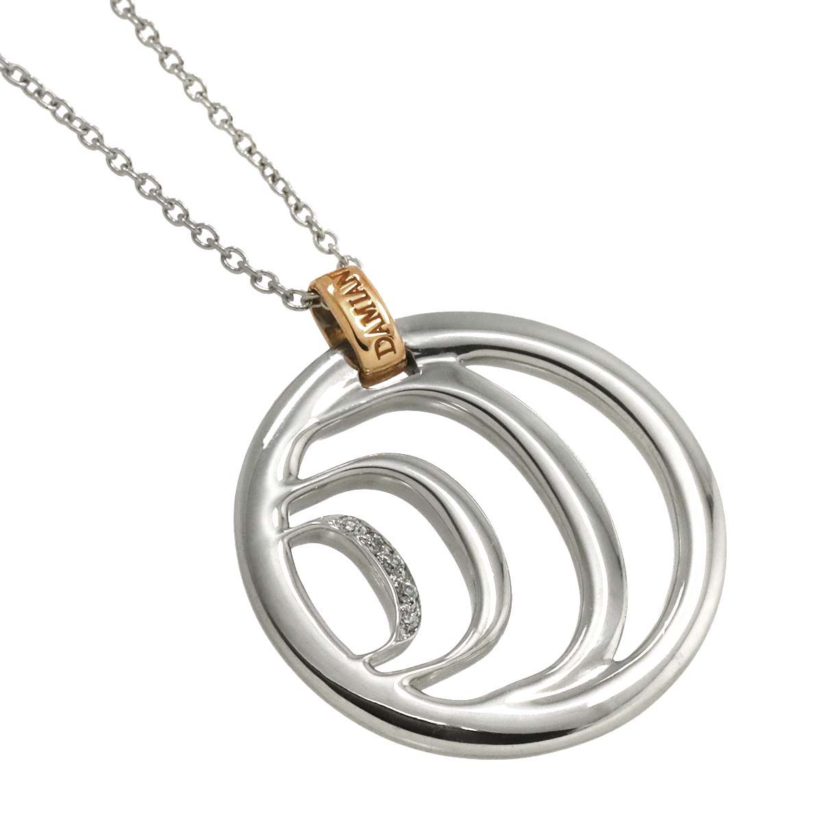 Damianissima Diamond Necklace18K WG PG 750