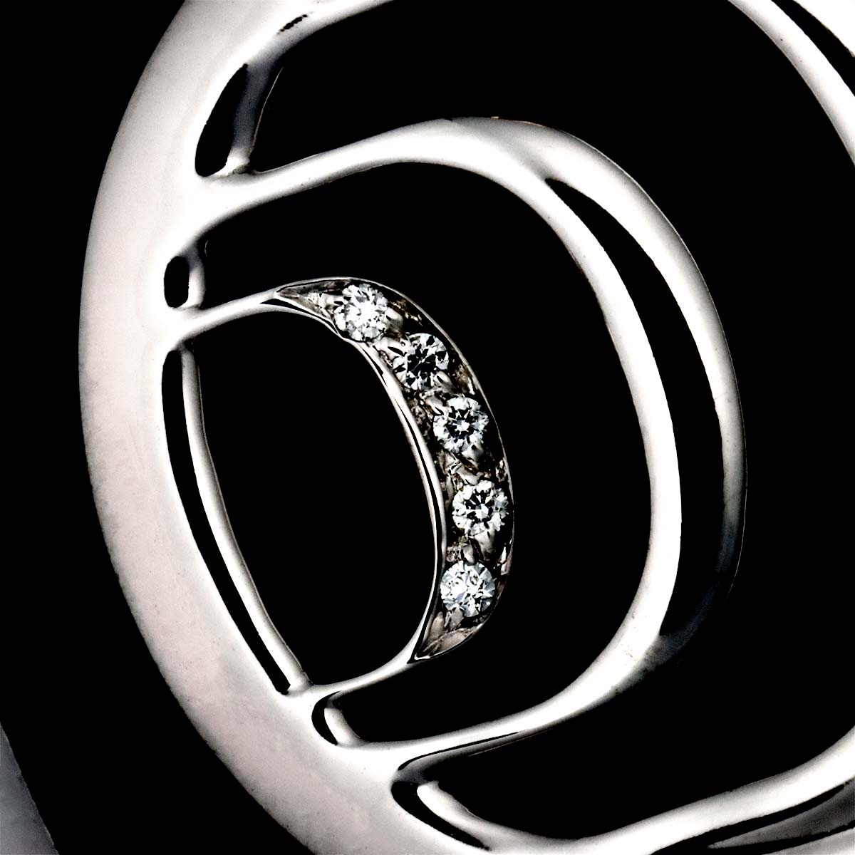 Damianissima Diamond Necklace18K WG PG 750