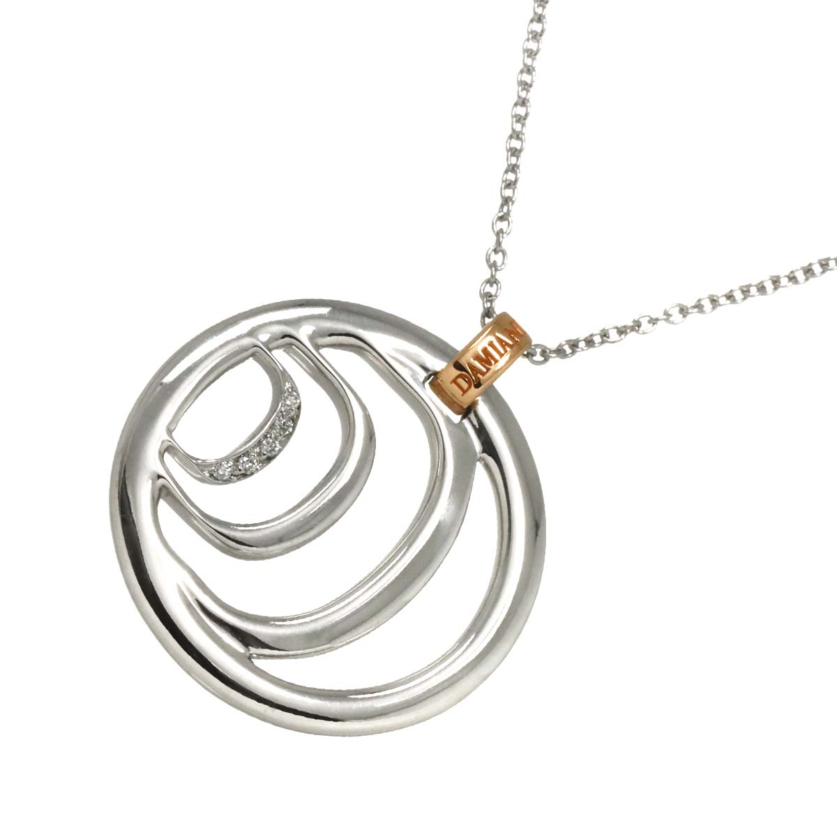 Damianissima Diamond Necklace18K WG PG 750