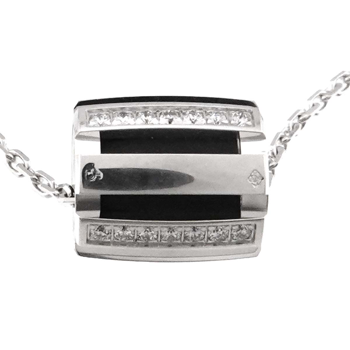 Class One Diamond Necklace 18K WG White Gold 750