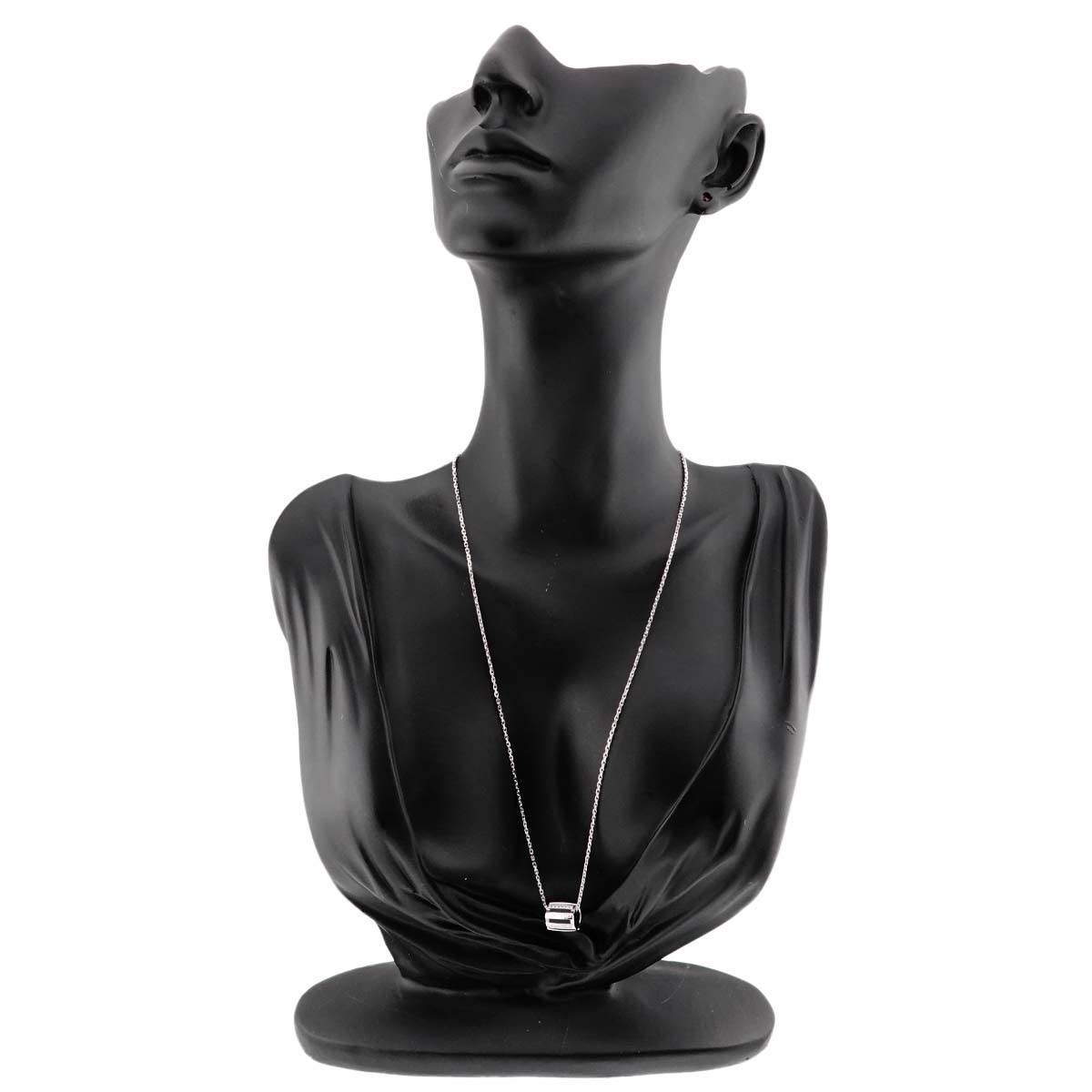 Class One Diamond Necklace 18K WG White Gold 750