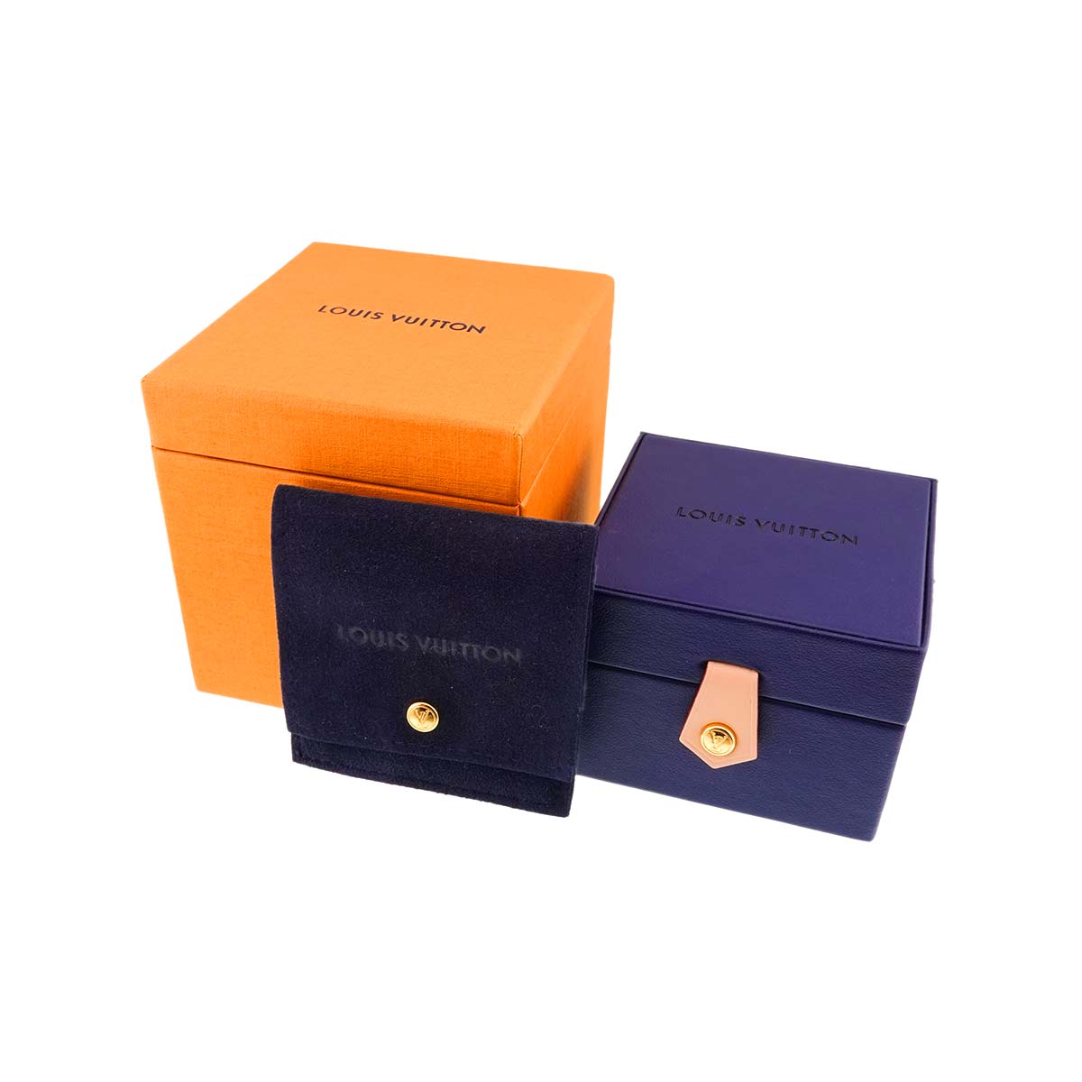 LV Diamond Ring K18 PG Size47 4(US)