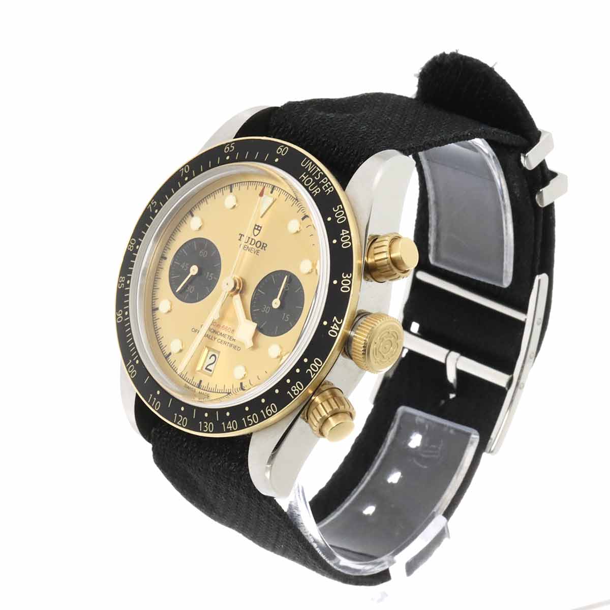 Heritage Black Bay 79363N Date Automatic Gold Dial Mens Watch