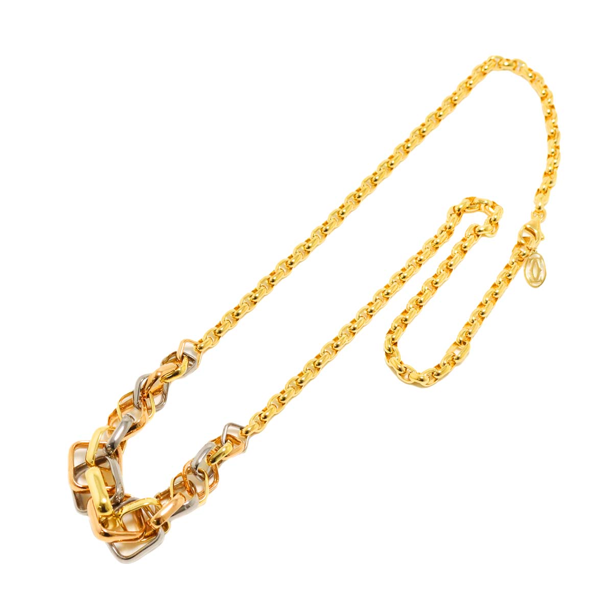 Trinity Necklace 18K YG WG PG 750