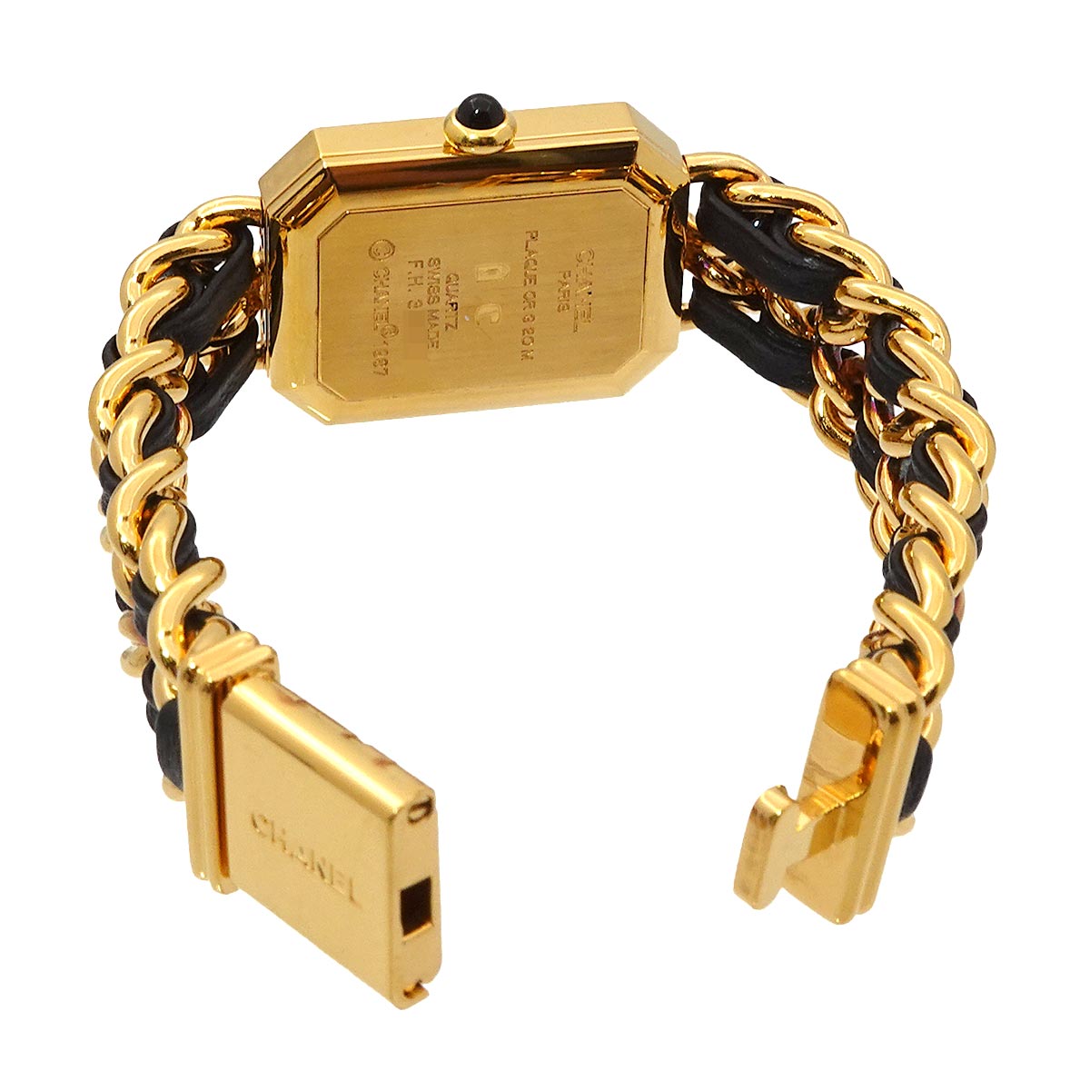 Premiere Size S H0001 Vintage Quartz Black Dial Ladies Watch