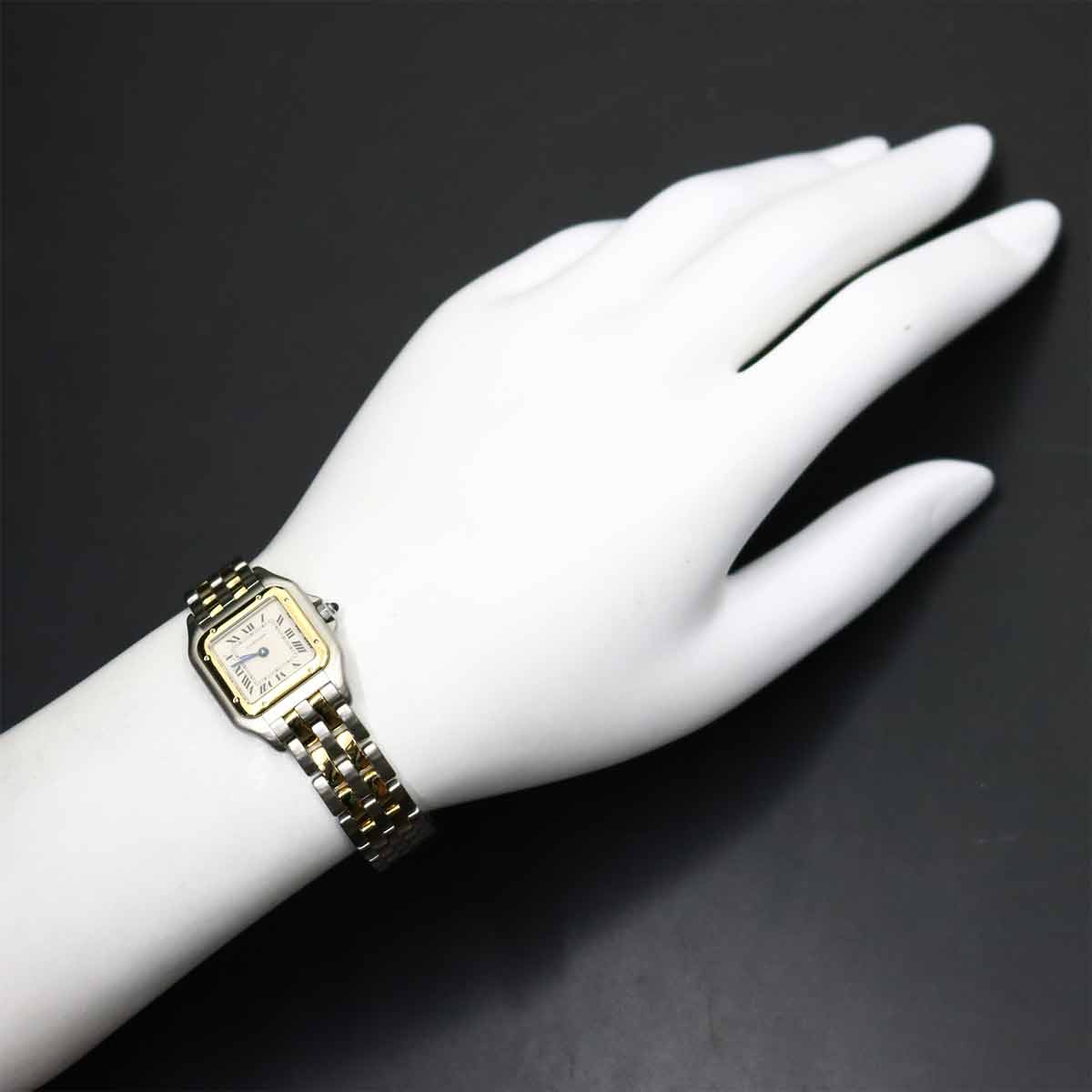 Panthere Two Row SM W25029B6 Quartz Cream Dial YG