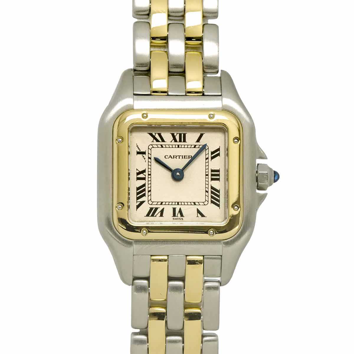 Panthere Two Row SM W25029B6 Quartz Cream Dial YG