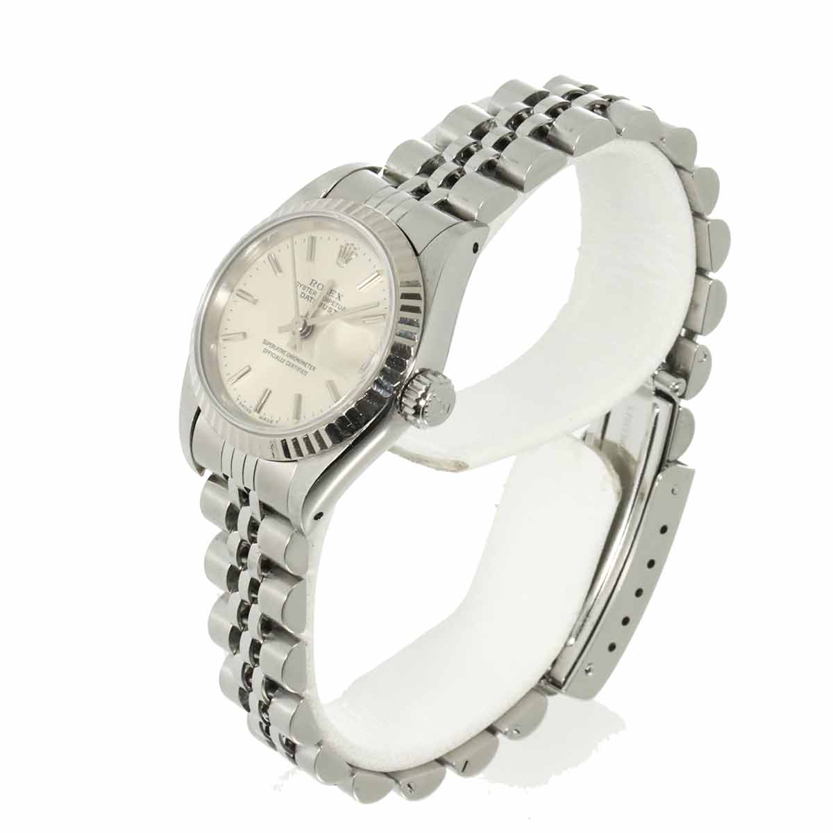 Datejust 69174 Serial N Silver Dial 750 White Gold Ladies Watch