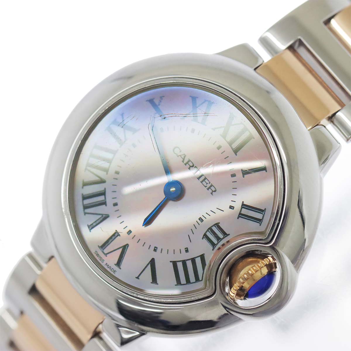 ballon bleu SM W6920034 Quartz PG Pink Shell Dial