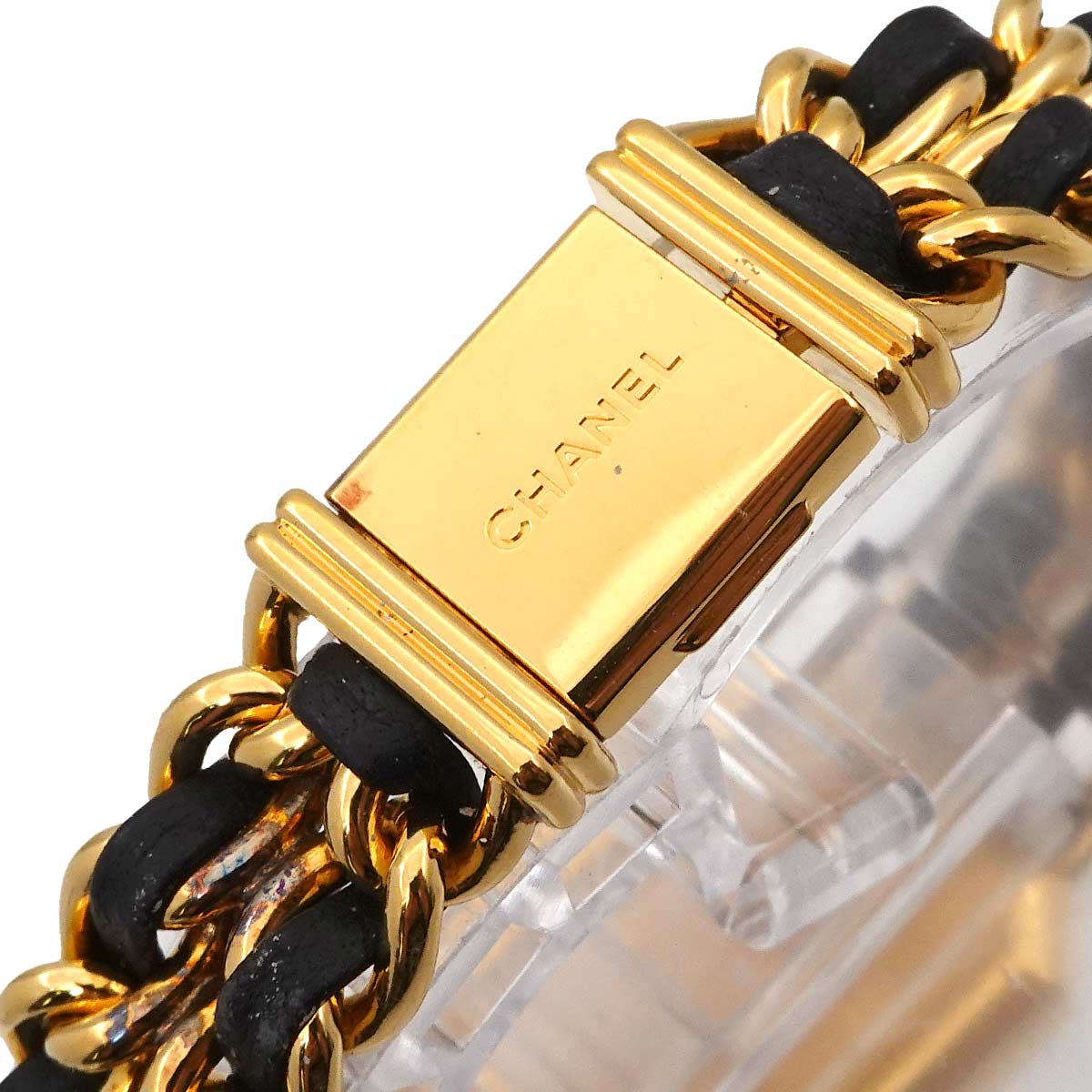 Premiere Size M H0001 Vintage Quartz Black Dial Ladies Watch