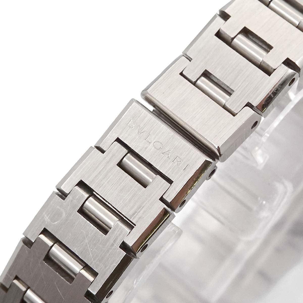 BVLGARIBVLGARI BB26SS 12P Diamond Quartz Black Dial Ladies