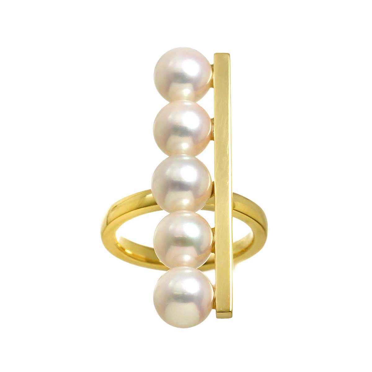Balance Plus Akoya Pearl Ring 18K YG 750 size6(US) 90295766