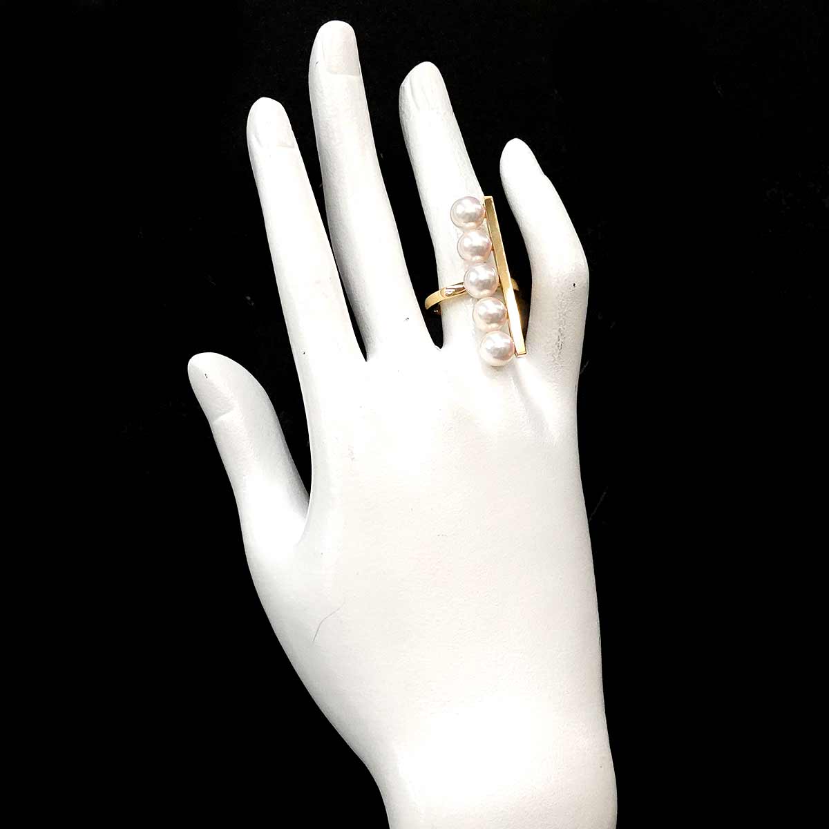 Balance Plus Akoya Pearl Ring 18K YG 750 size6(US) 90295766