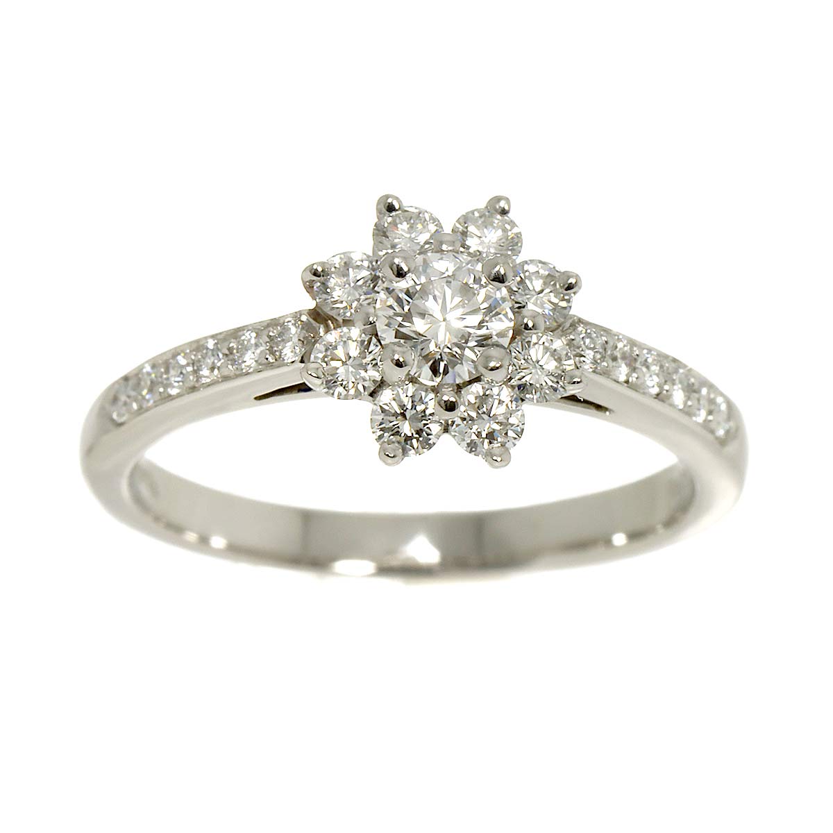 Flora Ring Pt Platinum size6.25-6.5(US)