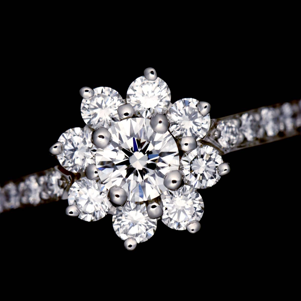 Flora Ring Pt Platinum size6.25-6.5(US)