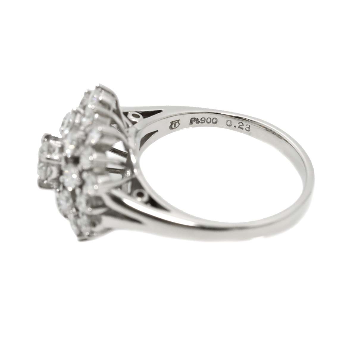 Diamond 0.23ct/1.13ct Ring Platinum size6(US)