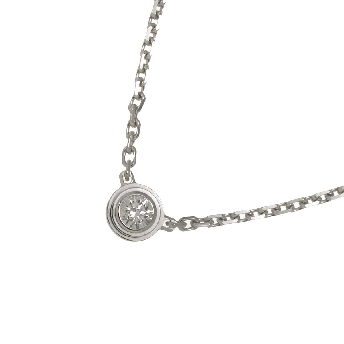 d Amour XS Necklace Diamond Necklace 18K WG 750