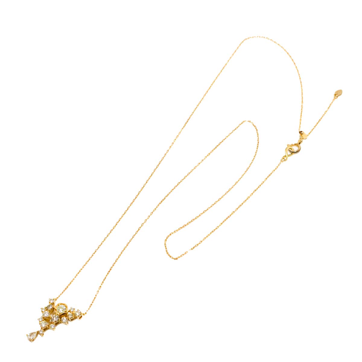 Wish Upon A Star Diamond 0.59/0.159ct Necklace 18K YG 750