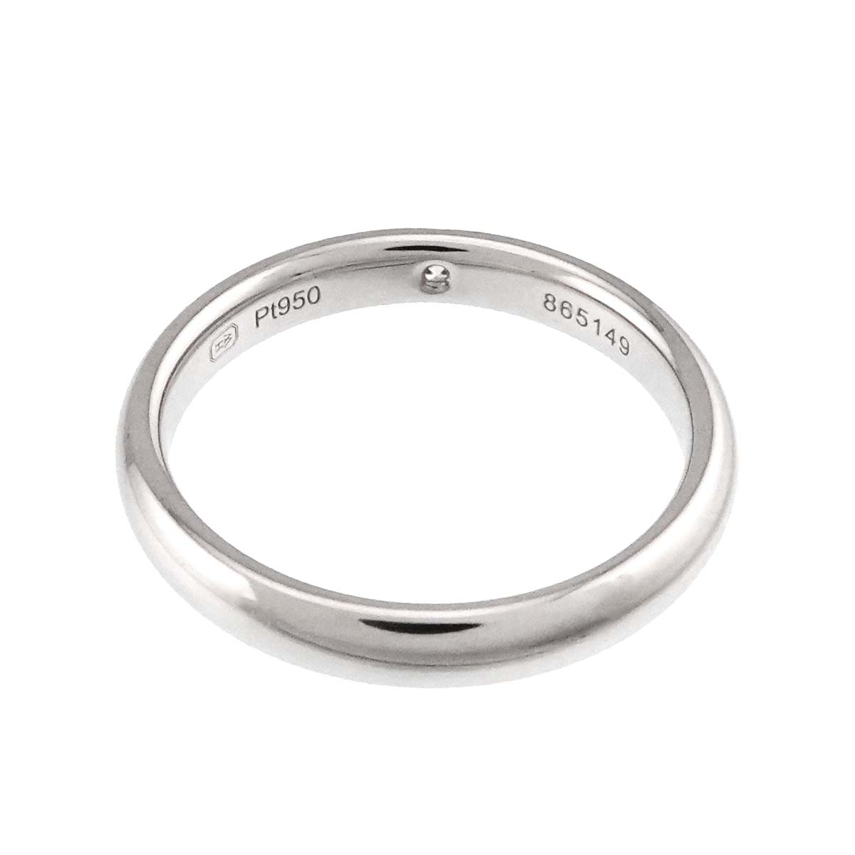 Diamond Ring Pt Platinum size5.75-6(US)