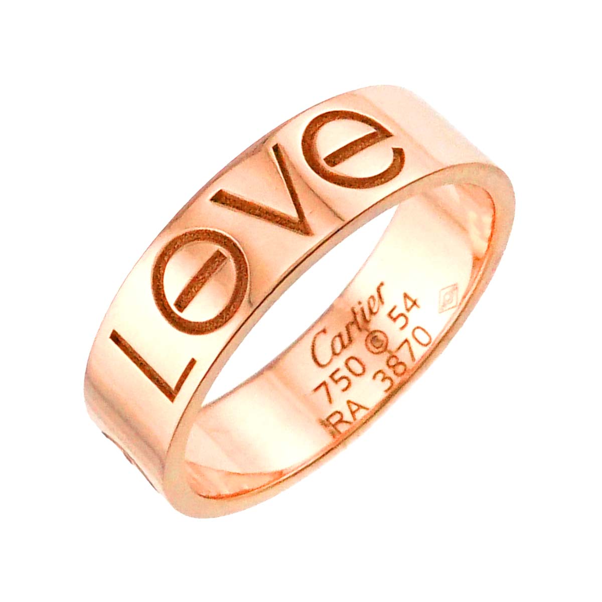 Love Ring 18K Pink Gold 750 size54 6.25-6.5(US)