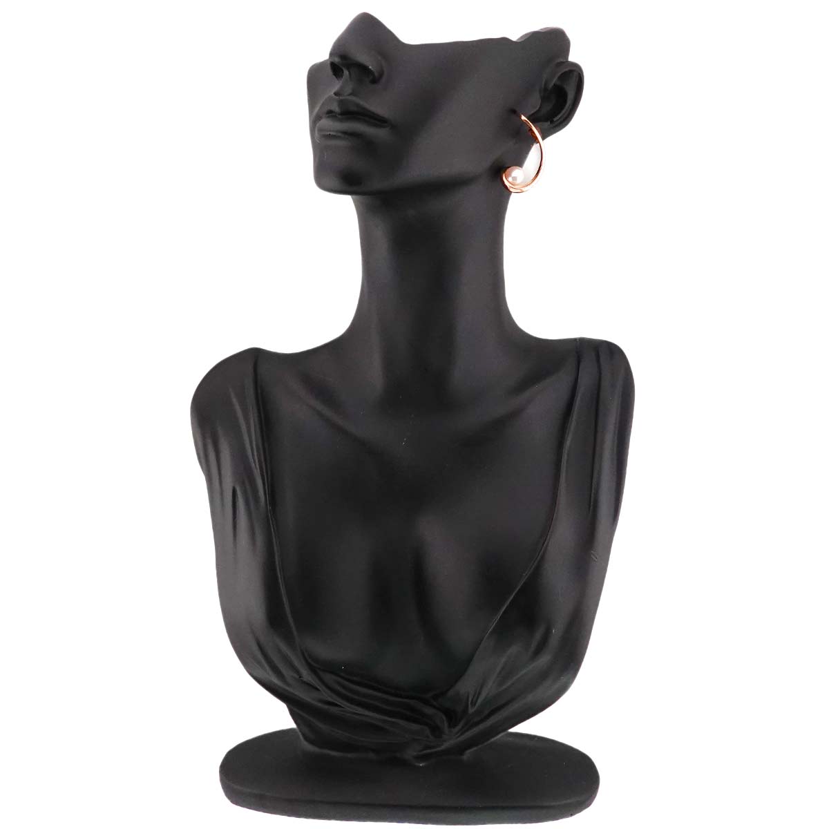 Aurora Akoya Pearl 8.2mm Earrings Pierced 18K PG 750