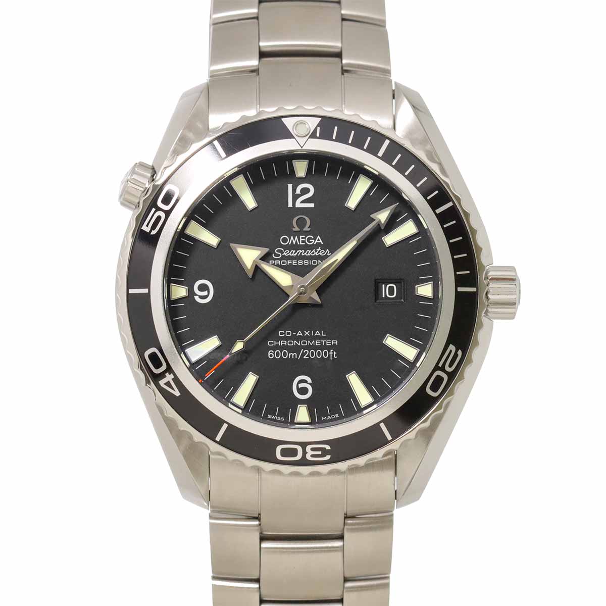 Seamaster Planet Ocean 2200 50 Automatic Date Black Dial Mens