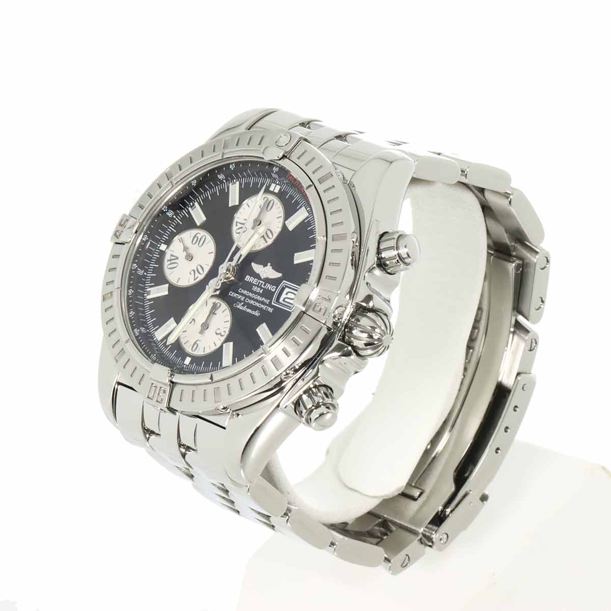 Chronomat Evolution A13356 Chronograph Black Dial Mens