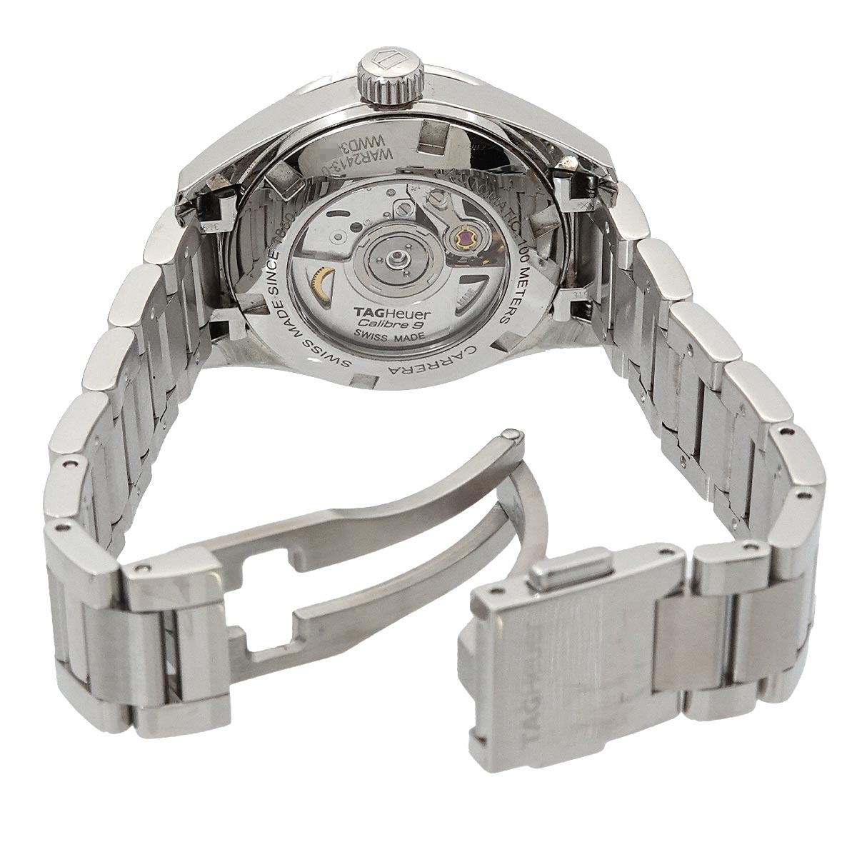 Carrera WAR2413 Automatic Date Black Dial Ladies Watch