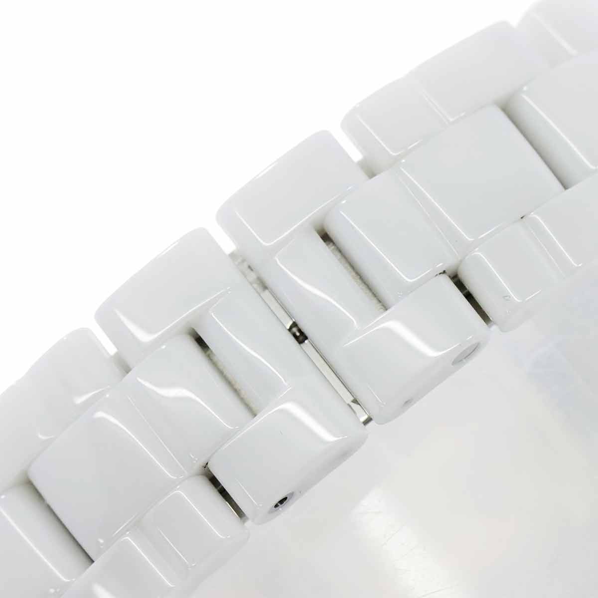 J12 41mm H1008 Date Bezel Diamond Automatic White Dial Mens