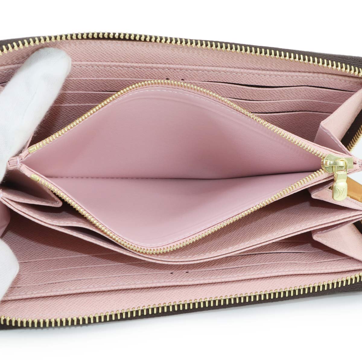 Monogram Zippy Wallet Brown Rose Ballerine M41894