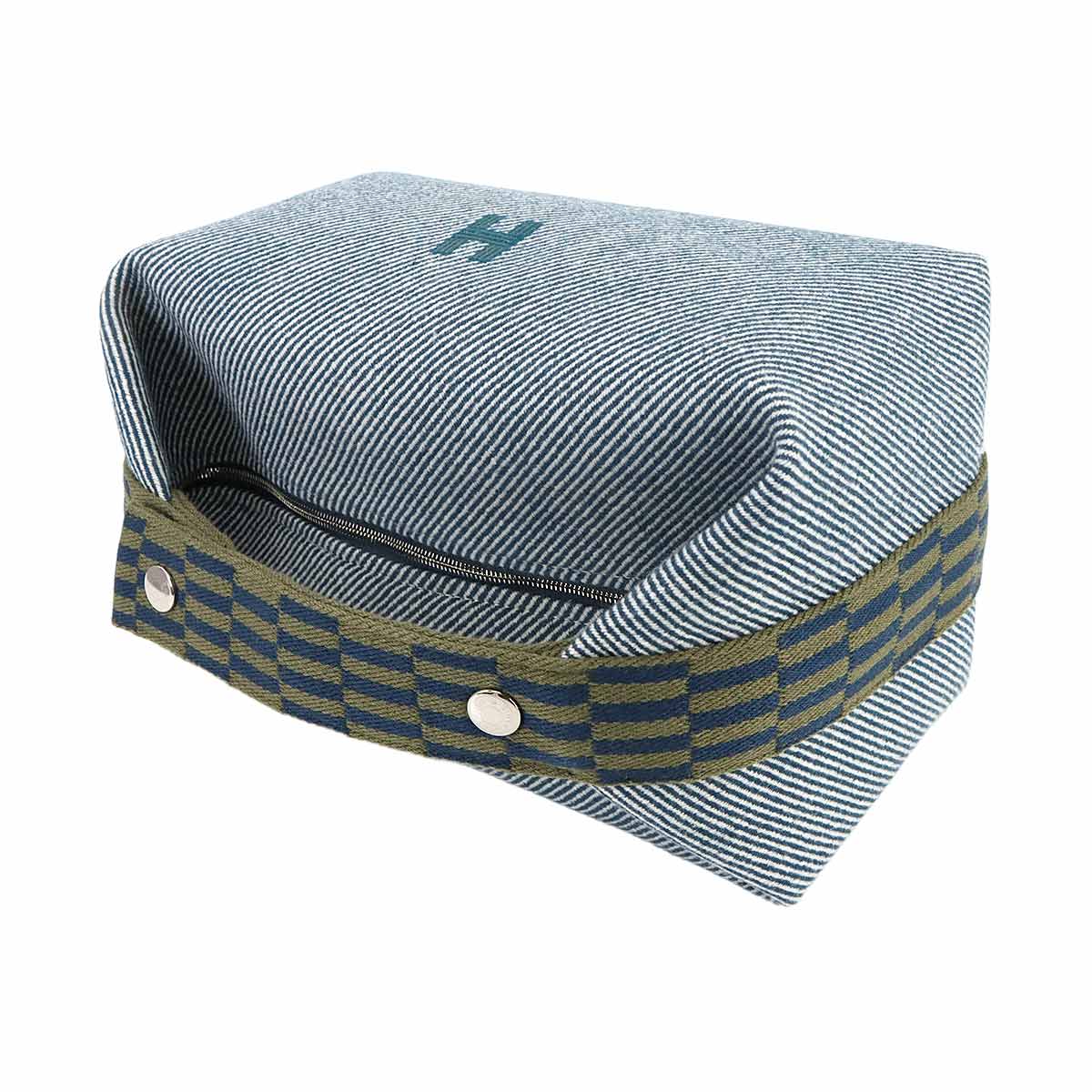 Bride a Brac GM Hand Bag Wooltwill Blue Abyss Pouch Purse