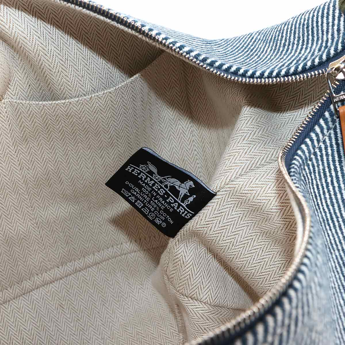 Bride a Brac GM Hand Bag Wooltwill Blue Abyss Pouch Purse