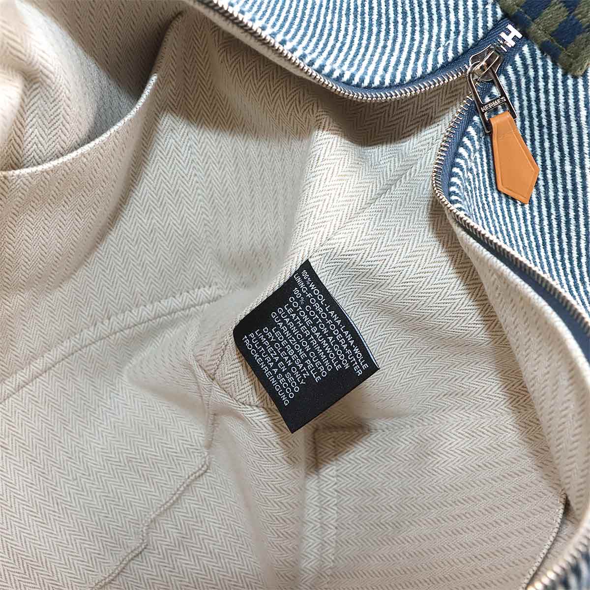 Bride a Brac GM Hand Bag Wooltwill Blue Abyss Pouch Purse