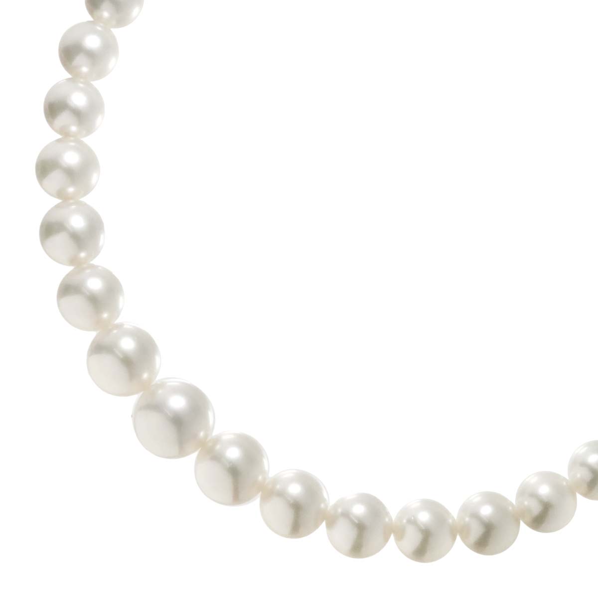 MIKIMOTO South Sea pearl 16.7-12.0mm Necklace 18K WG 750