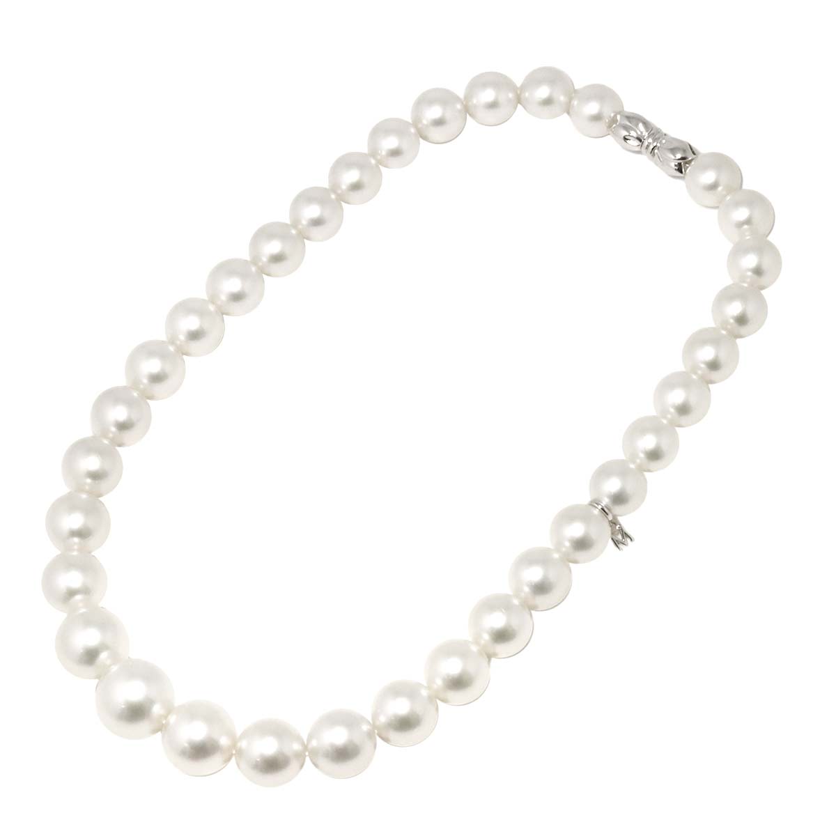 MIKIMOTO South Sea pearl 16.7-12.0mm Necklace 18K WG 750