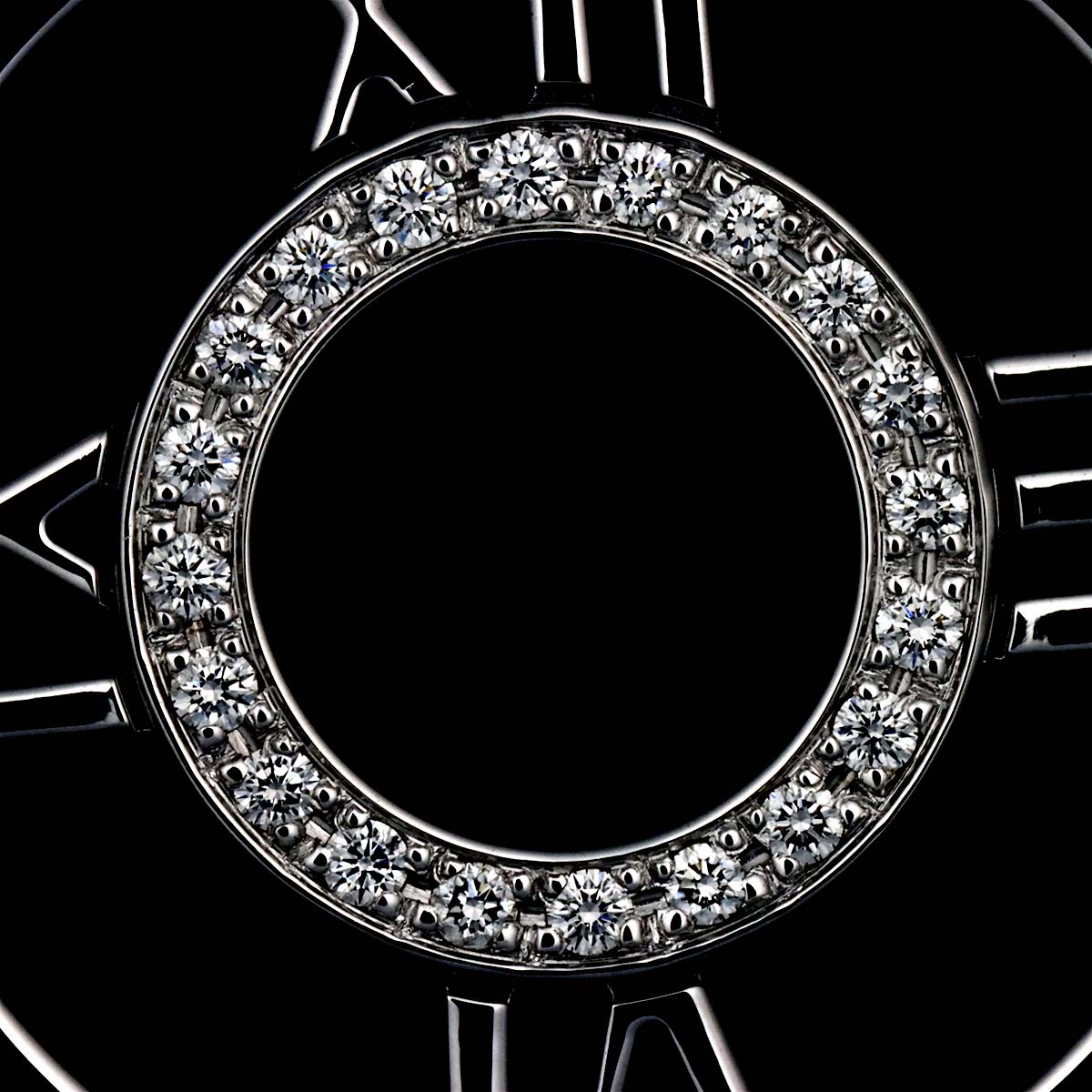 Atlas Open Diamond Necklace 18K White Gold 750