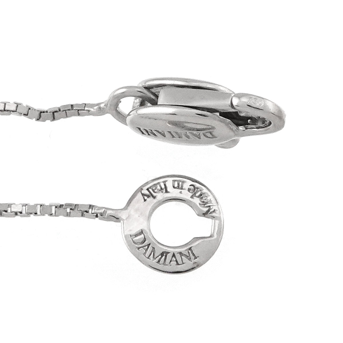 Diamond Necklace 18K White Gold 750