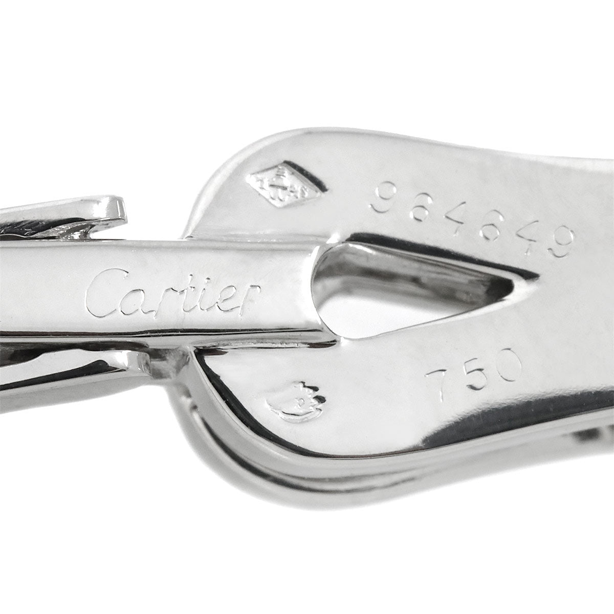 AGRAFE Diamond Bracelet 18K White Gold 750