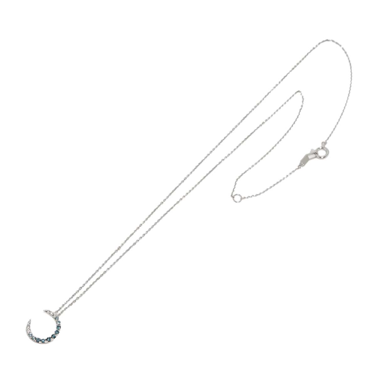 Diamond Necklace 18K WG 750