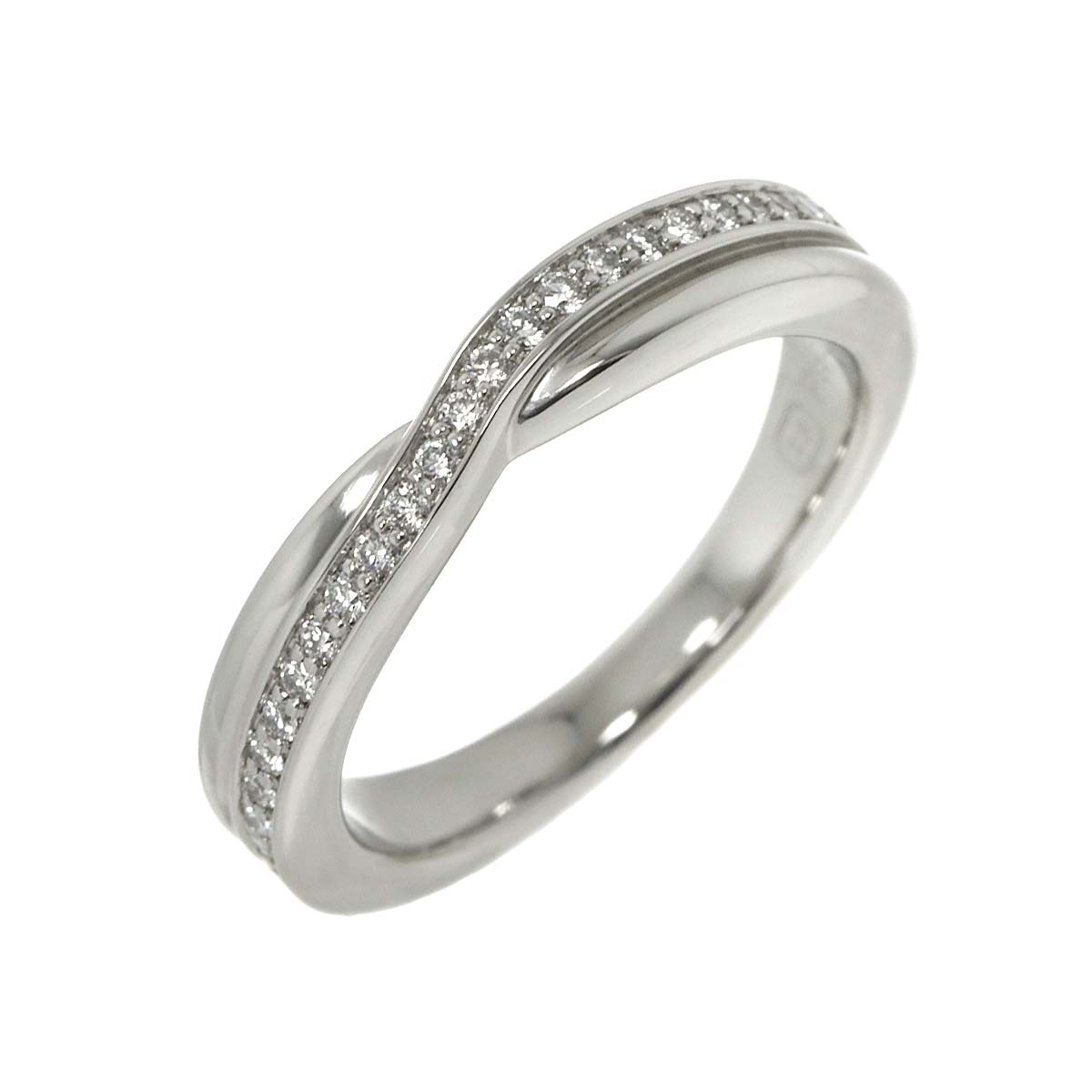 Diamond Ring Pt Platinum size2.75-3(US)