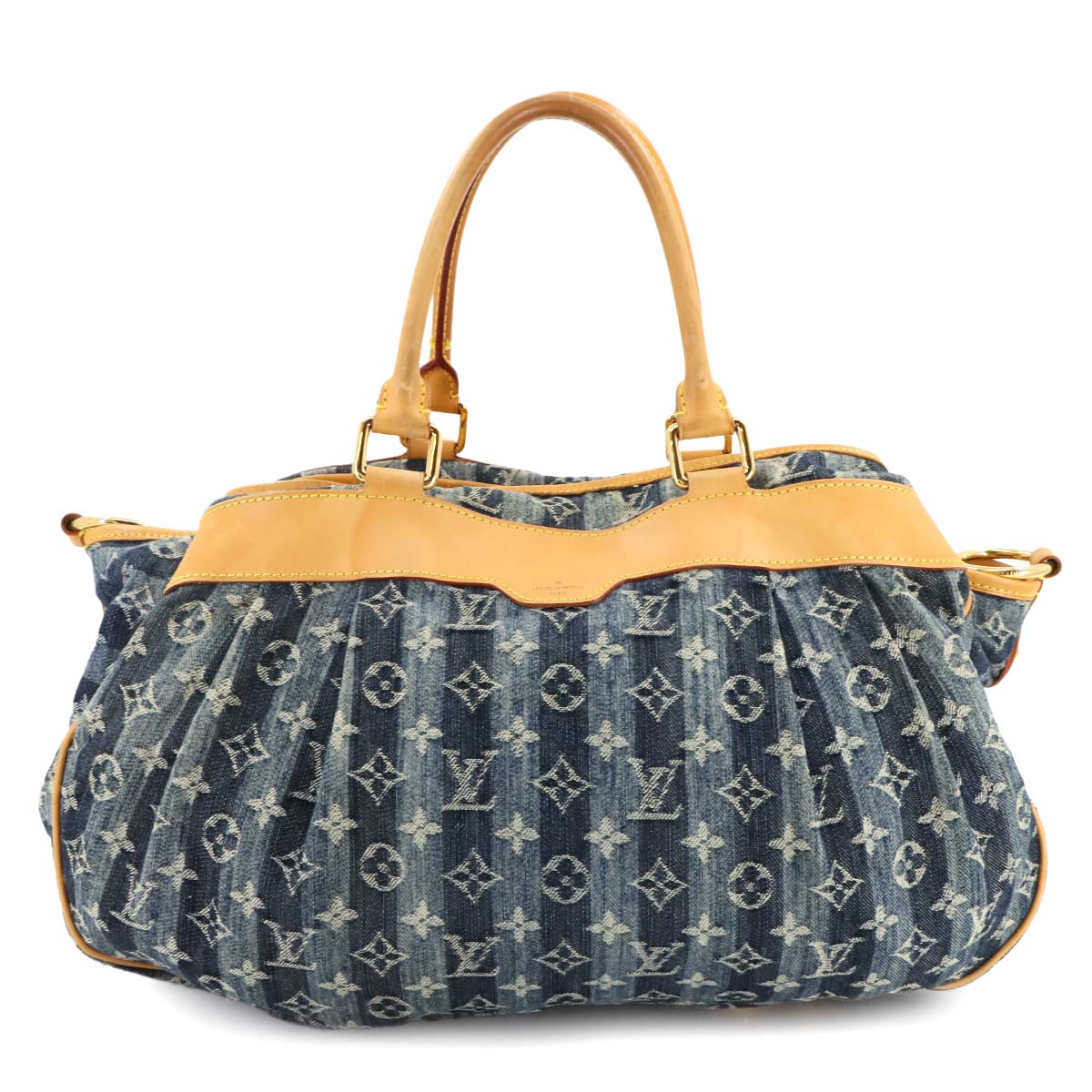 Monogram Denim Cabas Raye GM 2WAY Bag Blue M95336