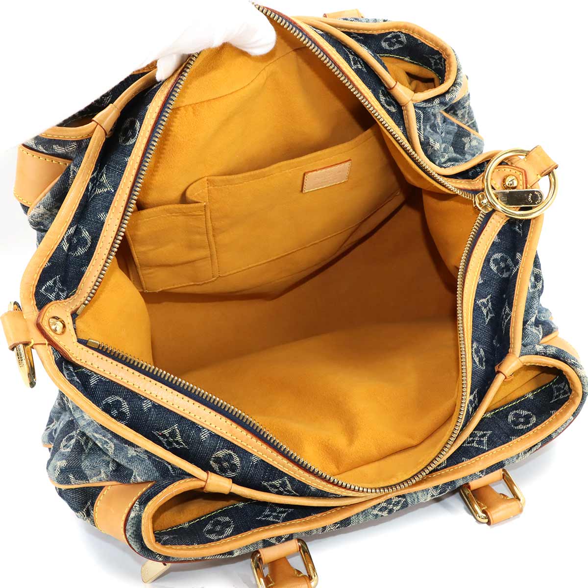 Monogram Denim Cabas Raye GM 2WAY Bag Blue M95336